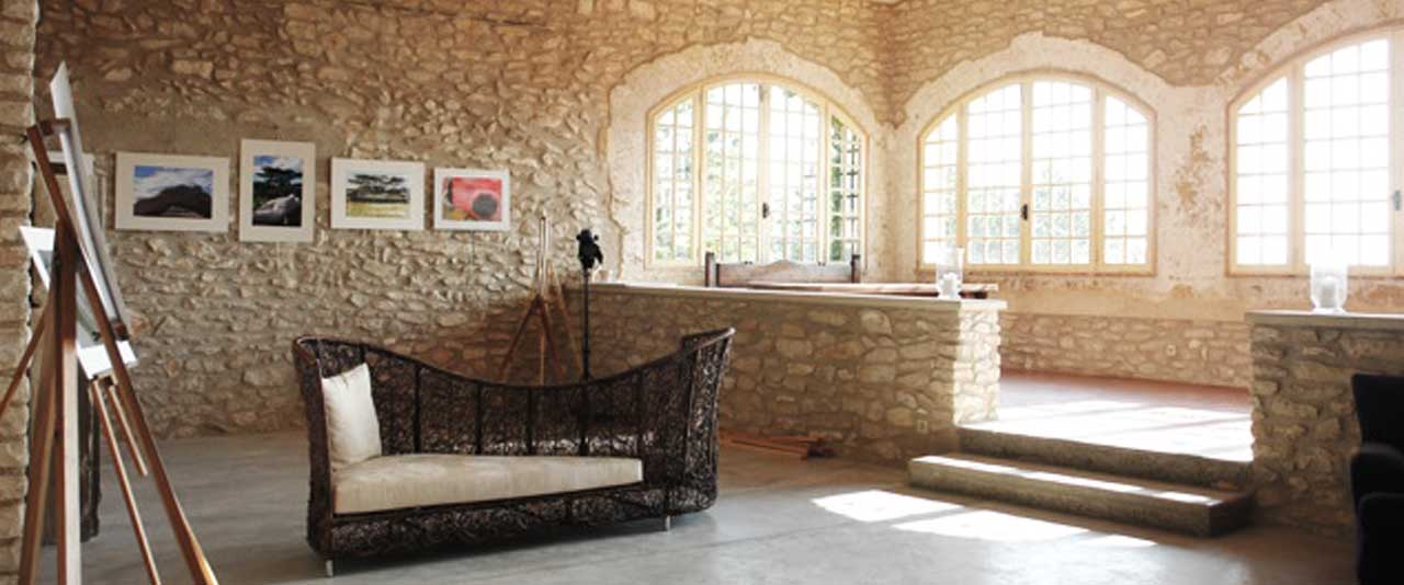 Atelier, caves og pigeonnier